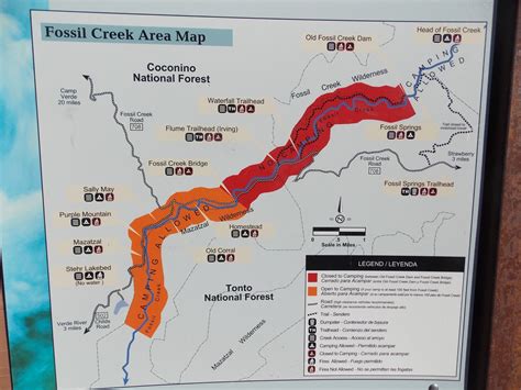 fossil creek forest map.